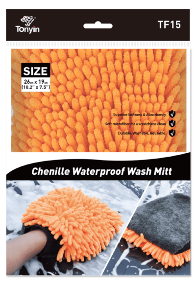 CHENILLE WATERDICHTE WASHANDSCHOEN ORANJE