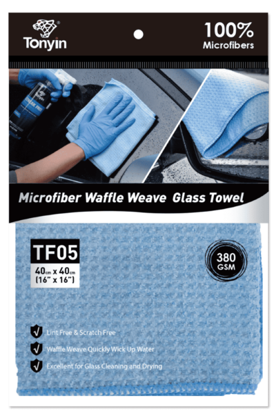 MICROVEZEL GLAS DOEK BLAUW